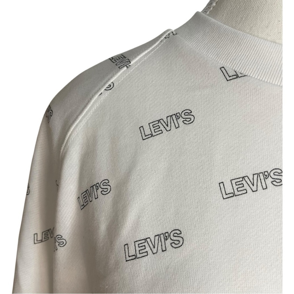 Levi’s Vintage Raglan Sweatshirt White - Picture 7 of 12